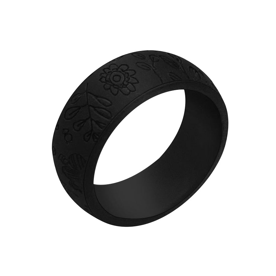 Engraved Silicone Rings