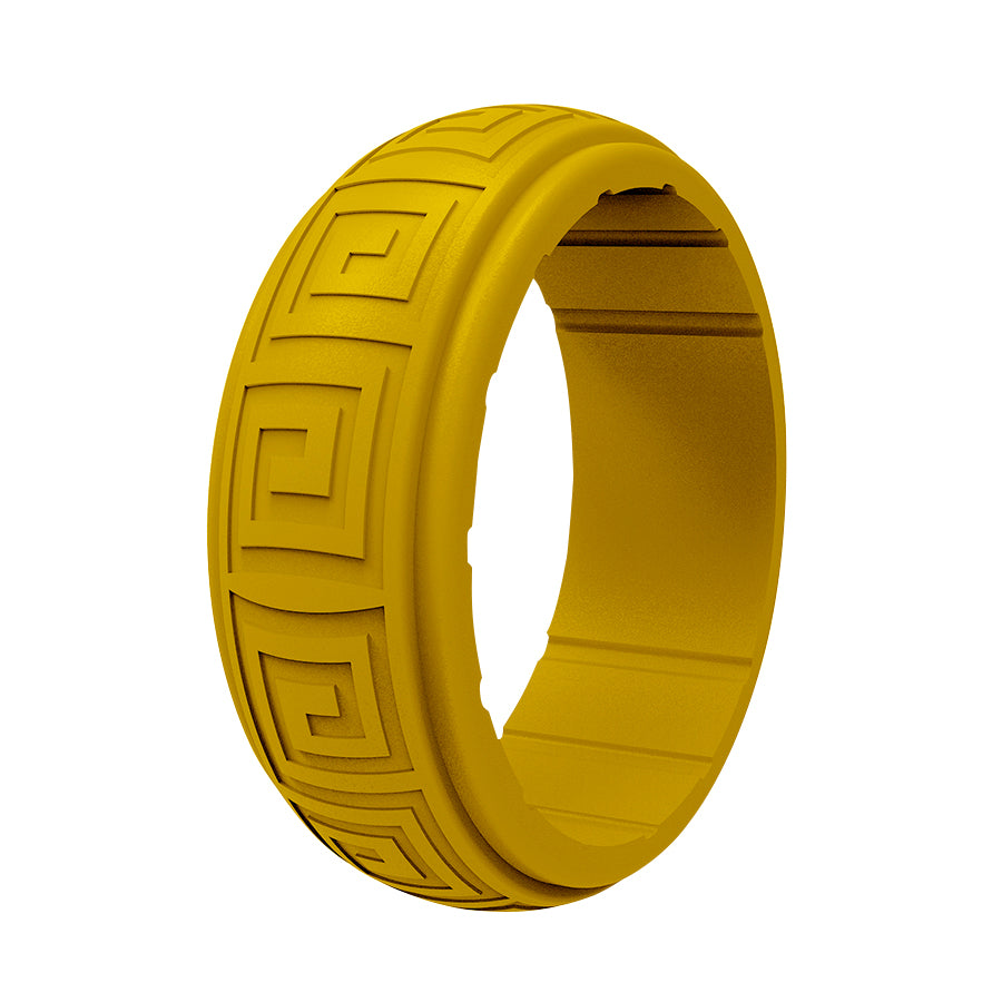 Engraved Silicone Wedding Bands