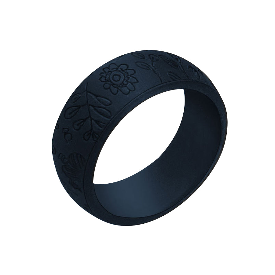 Engraved Silicone Rings