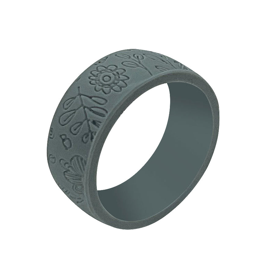 Engraved Silicone Rings